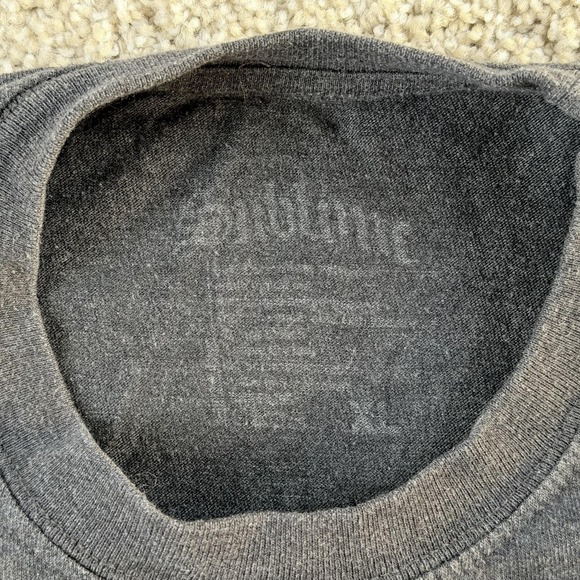 Sublime Shirt Womens XL Black Sun Long Beach CA Graphic Band Tee T-Shirt Music - Picture 3 of 6